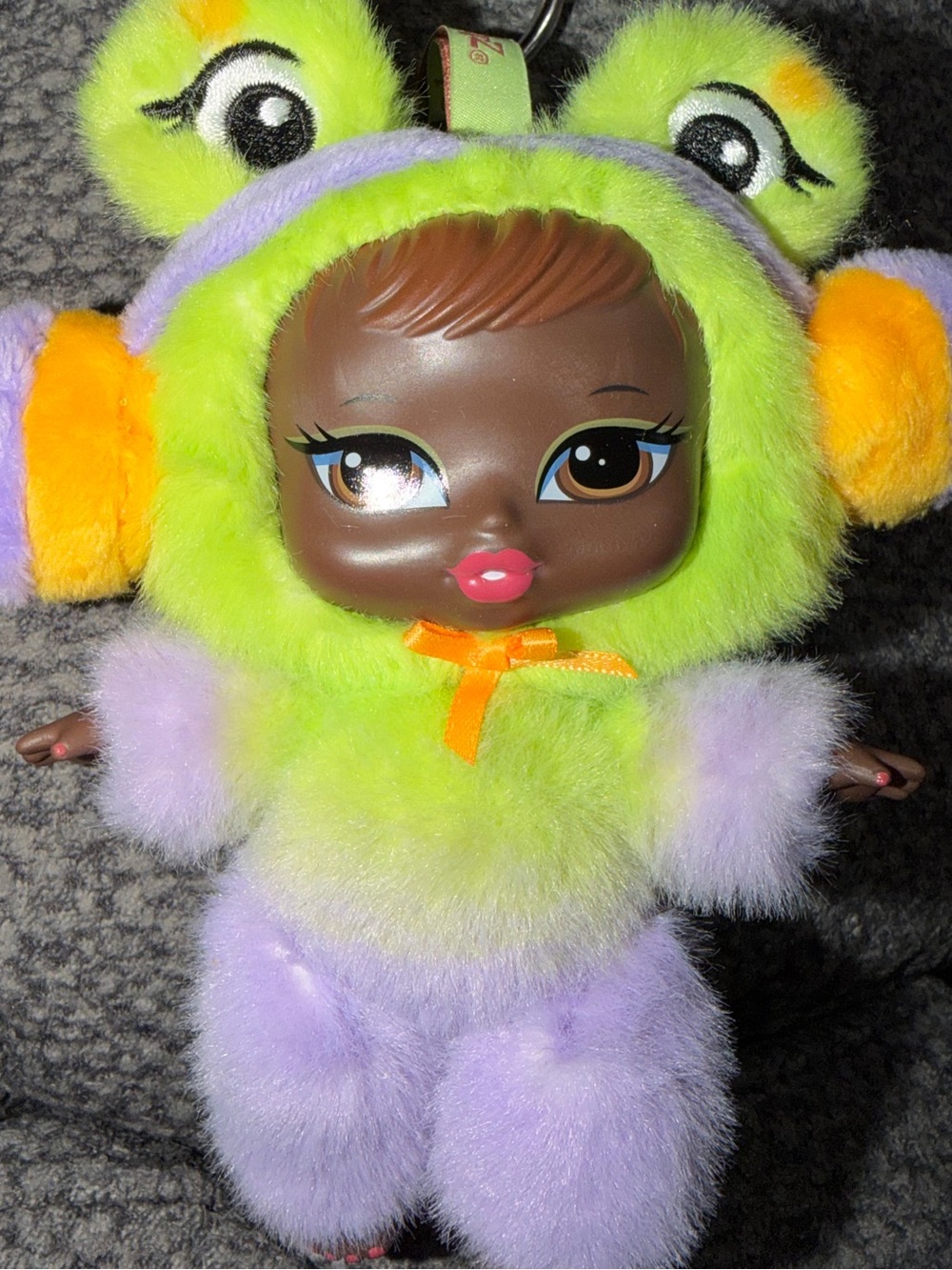 ‼️NEW Bratz Bratziez Iconz Bestiez Felicia Gecko Plush Keychain Babyz Doll Green